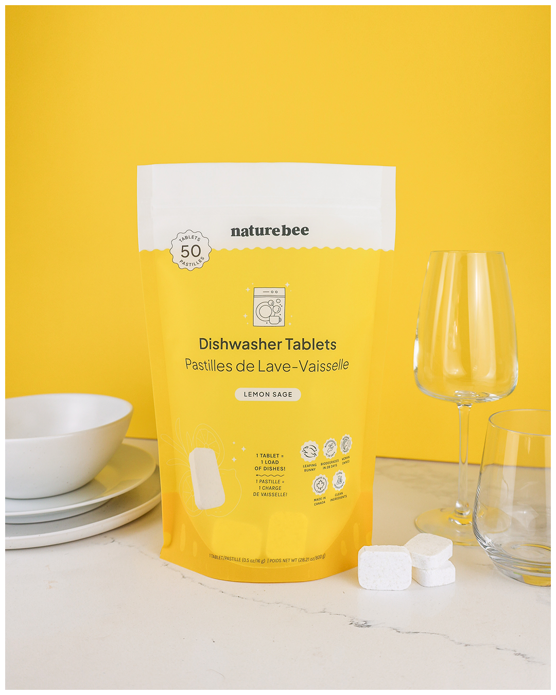 Dishwashing Tablets- BAG of 50  | Nature Bee