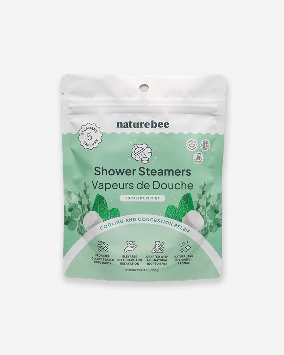 Shower Steamers in Eucalyptus Mint | Nature Bee