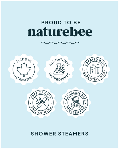 Shower Steamers in Eucalyptus Mint | Nature Bee